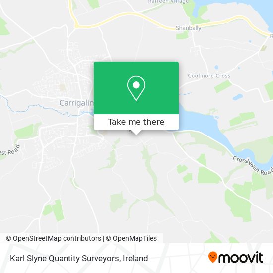 Karl Slyne Quantity Surveyors map