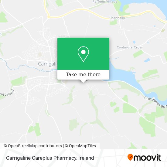 Carrigaline Careplus Pharmacy map