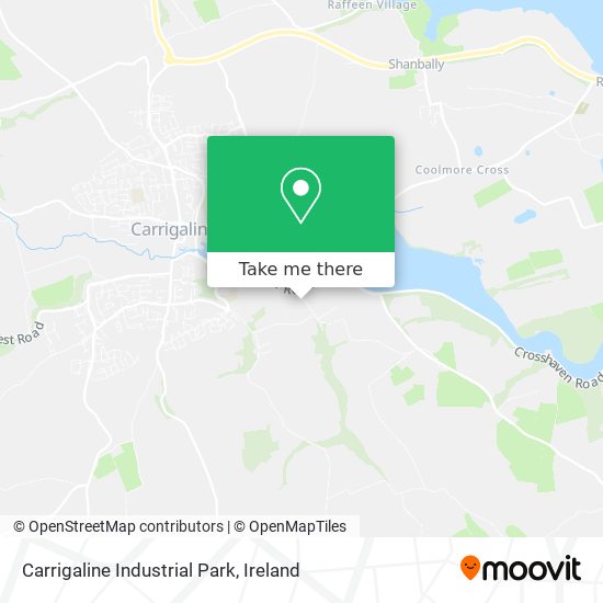 Carrigaline Industrial Park map