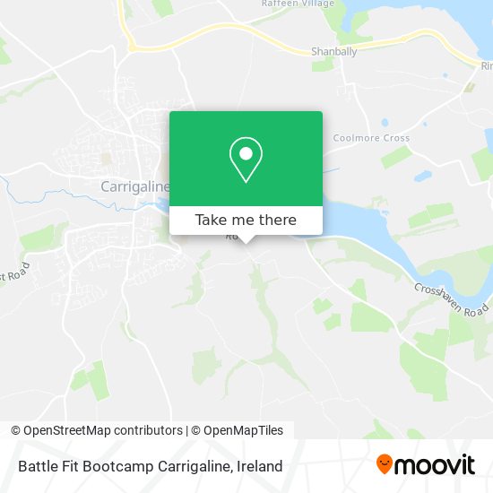 Battle Fit Bootcamp Carrigaline map