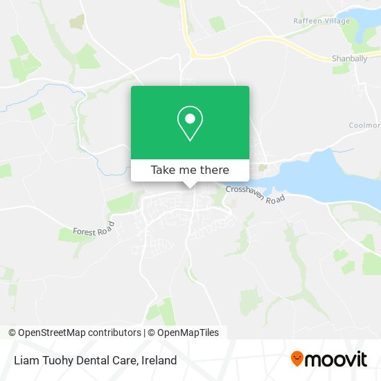 Liam Tuohy Dental Care map