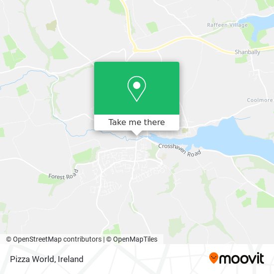 Pizza World map