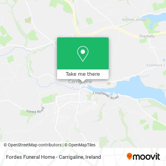 Fordes Funeral Home - Carrigaline plan