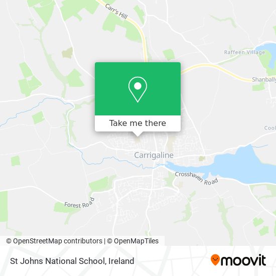 St Johns National School map