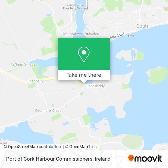 Port of Cork Harbour Commissioners map