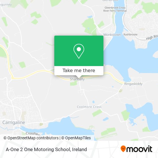 A-One 2 One Motoring School map