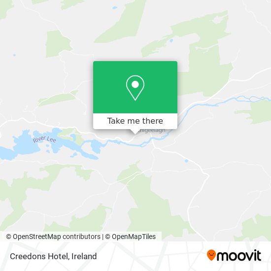 Creedons Hotel map