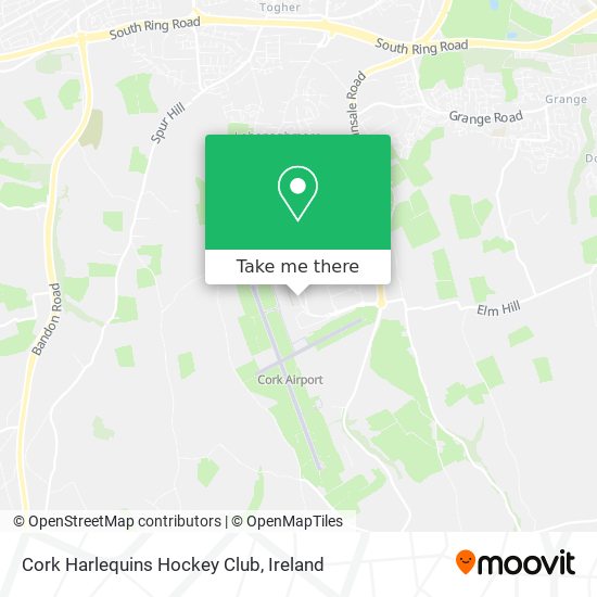 Cork Harlequins Hockey Club map