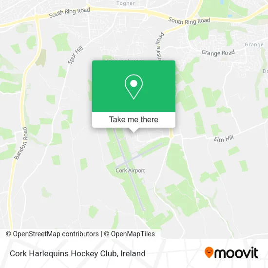 Cork Harlequins Hockey Club map