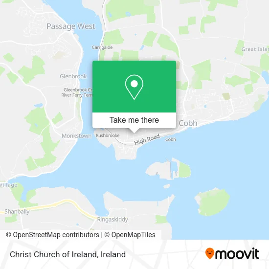 Christ Church of Ireland map