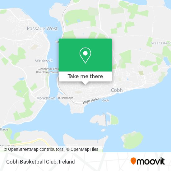 Cobh Basketball Club map