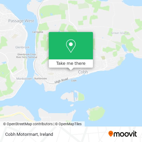 Cobh Motormart map