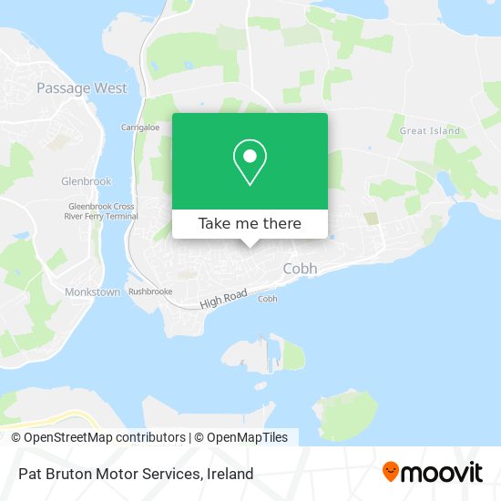 Pat Bruton Motor Services map