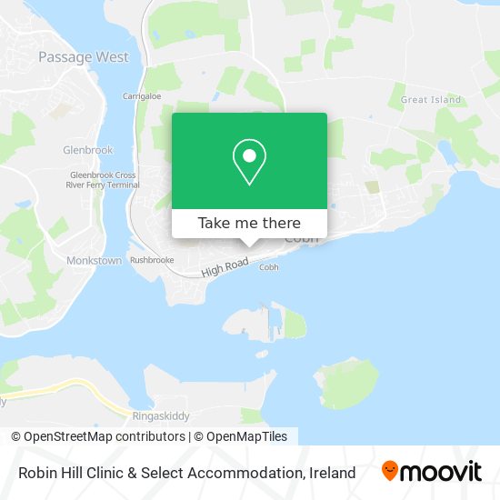 Robin Hill Clinic & Select Accommodation map