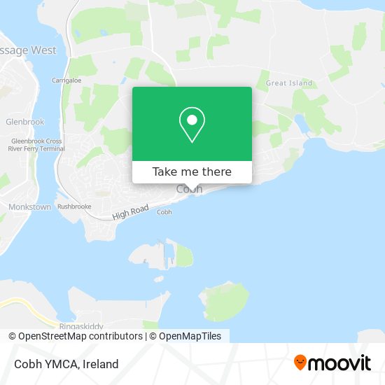 Cobh YMCA map