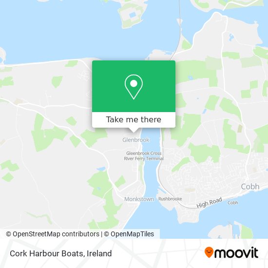 Cork Harbour Boats map