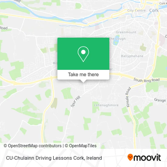 CU-Chulainn Driving Lessons Cork map