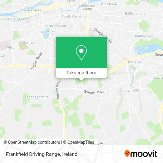Frankfield Driving Range map