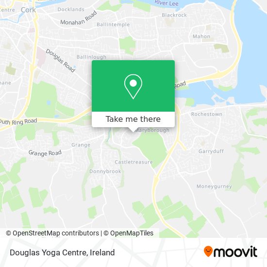 Douglas Yoga Centre map