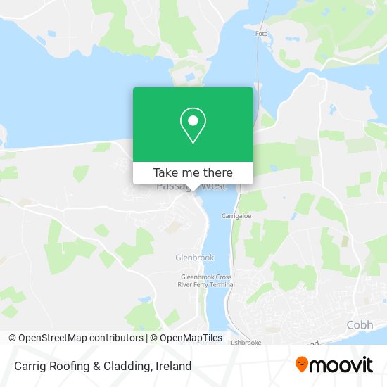 Carrig Roofing & Cladding map