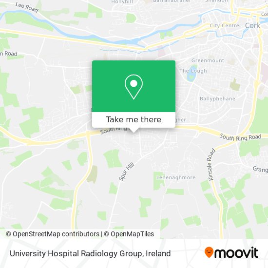 University Hospital Radiology Group map