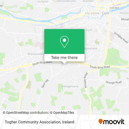 Togher Community Association map