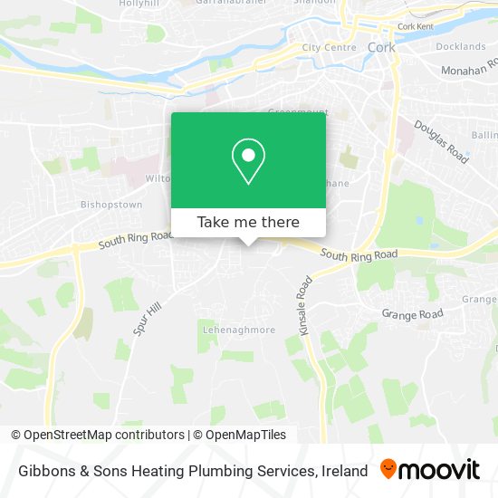 Gibbons & Sons Heating Plumbing Services map