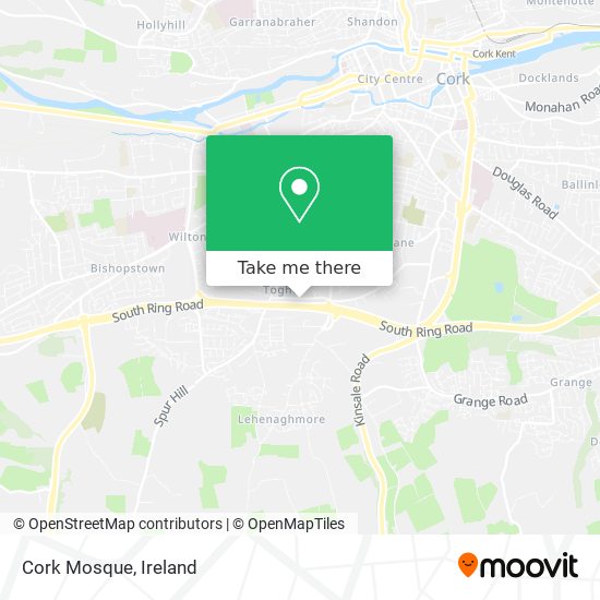 Cork Mosque map