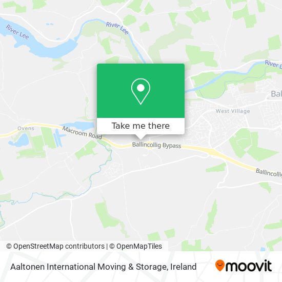 Aaltonen International Moving & Storage map