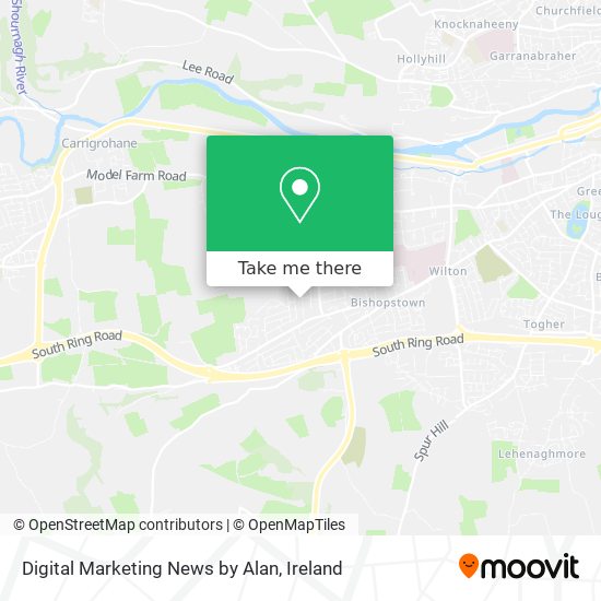 Digital Marketing News by Alan map
