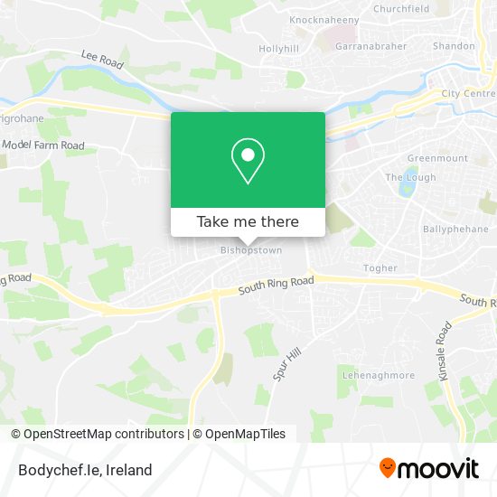 Bodychef.Ie map