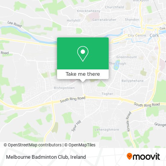 Melbourne Badminton Club map