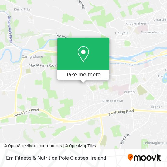Em Fitness & Nutrition Pole Classes map