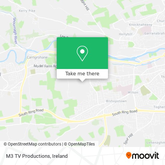 M3 TV Productions map