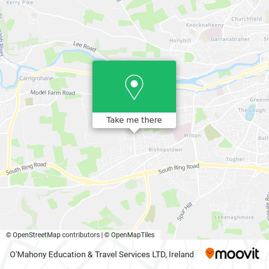 O'Mahony Education & Travel Services LTD map