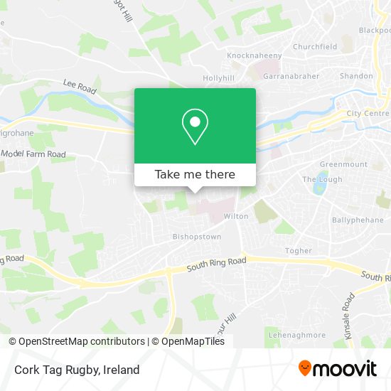 Cork Tag Rugby map