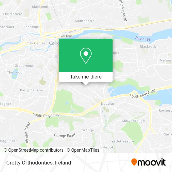 Crotty Orthodontics map