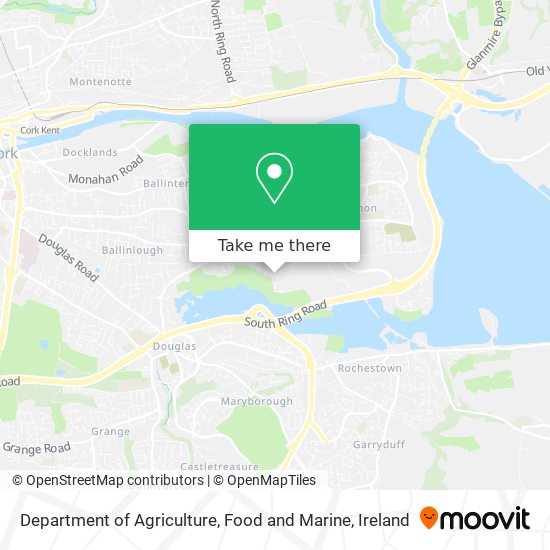 Department of Agriculture, Food and Marine map