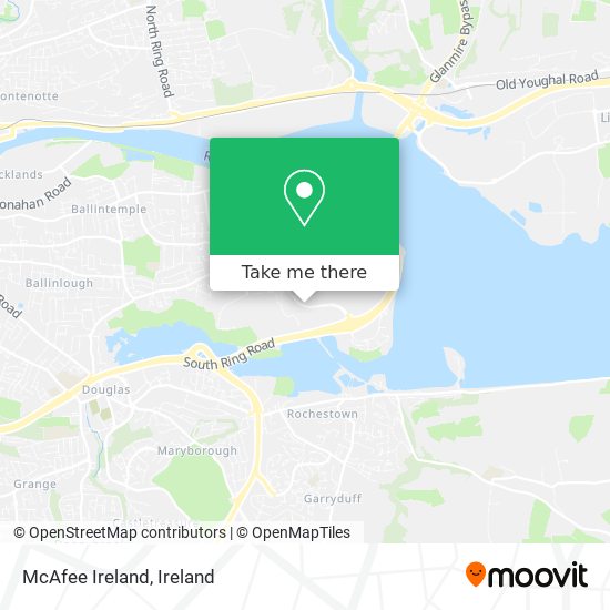McAfee Ireland map
