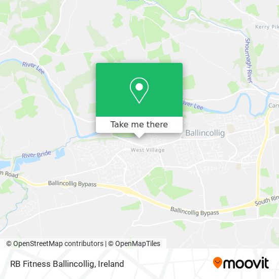 RB Fitness Ballincollig map