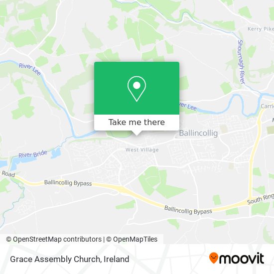 Grace Assembly Church map