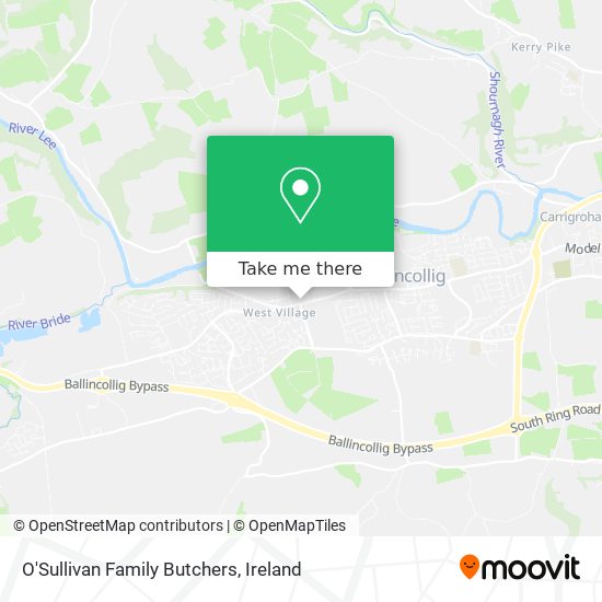 O'Sullivan Family Butchers map