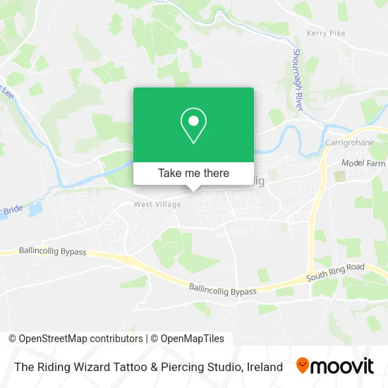 The Riding Wizard Tattoo & Piercing Studio map