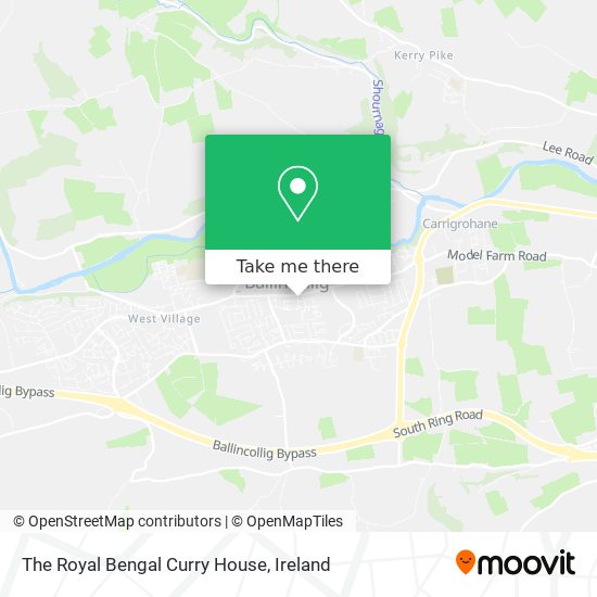 The Royal Bengal Curry House map