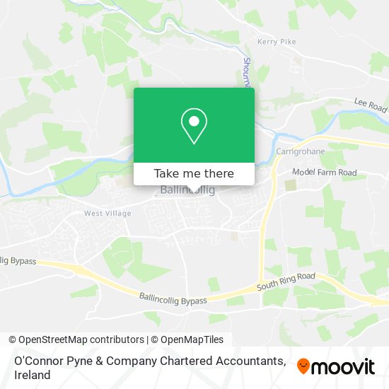 O'Connor Pyne & Company Chartered Accountants map