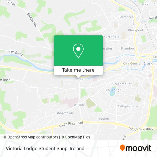 Victoria Lodge Student Shop map