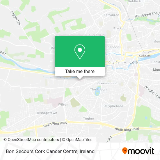 Bon Secours Cork Cancer Centre map