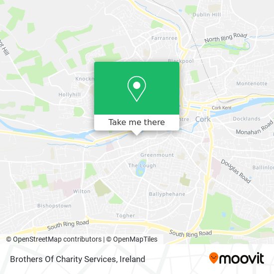 Brothers Of Charity Services map