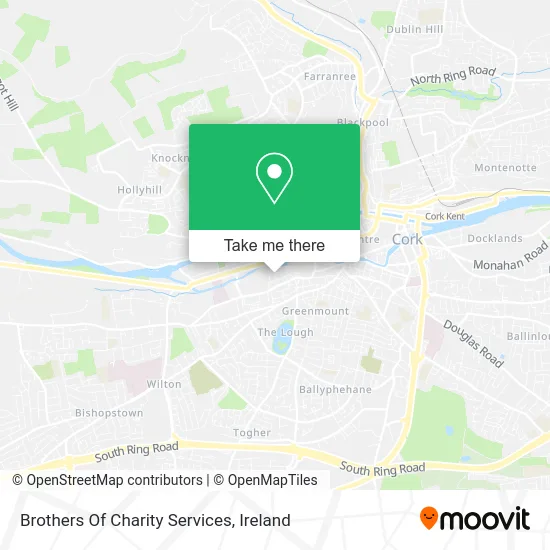 Brothers Of Charity Services map