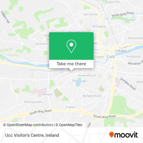 Ucc Visitor's Centre map